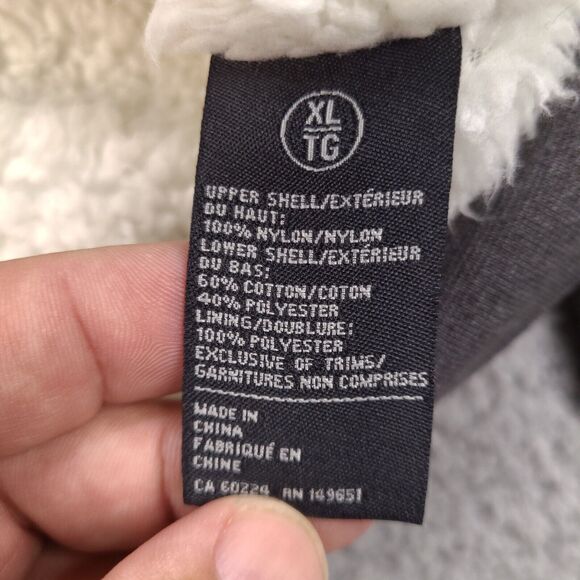 Buffalo David Bitton Jacket Mens‎ Medium Gray Zip Sherpa Lining Read Size Info - Picture 13 of 16